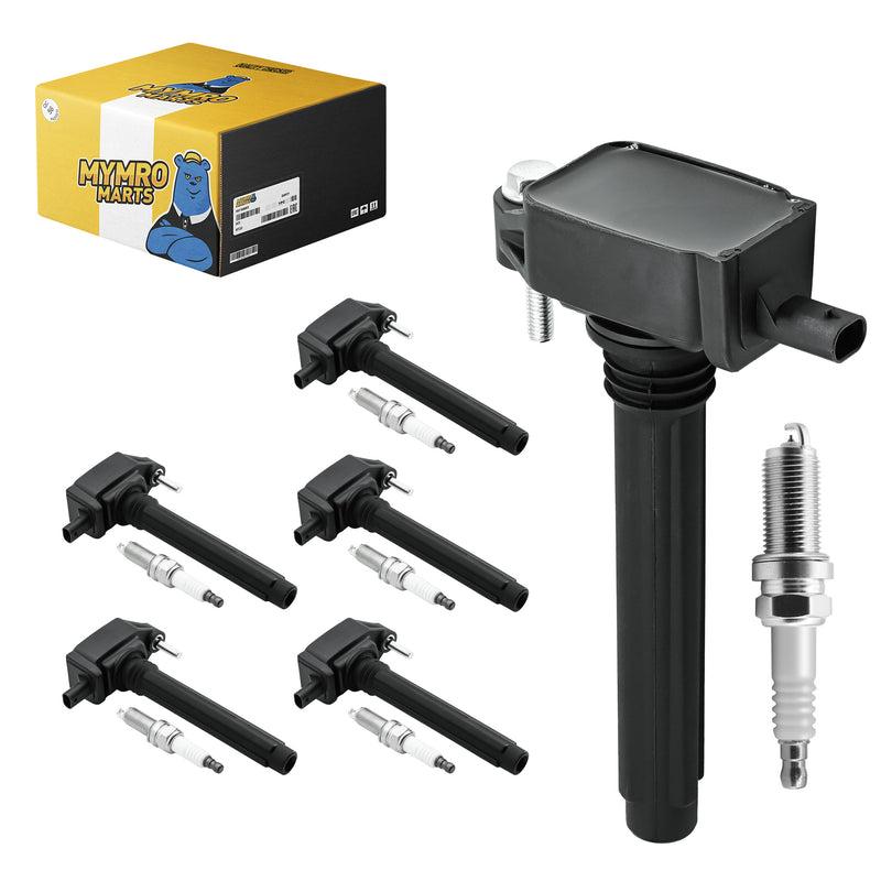 Load image into Gallery viewer, 6PCS Ignition Coil UF648 C1791 &amp; Double Iridium Spark Plug 97390 For Chrysler 200 300 TOWN &amp; COUNTRY/Dodge Avenger Challenger Charger Durango Grand Caravan Journey/Jeep Wrangler/Ram 1500 2500 3500 - Electrical Parts &gt; Other Electrical Parts &gt; Solenoid Valve Coil from MyMROmarts
