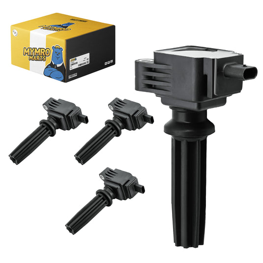 Set of 4 Ignition Coil Pack UF670 DG562 CM5Z-12029-K 4M5E-12A366-BC LR030637 Replacement for Focus, Escape, Fusion, Edge, MKC, Explorer, MKZ, Discovery Sport, XE, Taurus, LR2, XF, Special Service Police Sedan, MKT - Electrical Parts > Other Electrical Parts > Solenoid Valve Coil from MyMROmarts