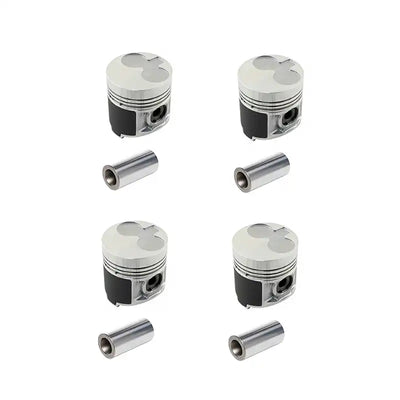 4 pcs Piston with Pin for Perkins 404C-22T Engine - Engine Parts > Crankshafts & Connecting Rod Components > Piston from MyMROmarts