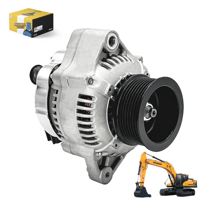 Alternator 21E6-40030 21E6-40011 21EA-00050 For Hyundai Crawler Excavator R140LC-7 R160LC-3 R210LC-7 Wheel Excavator R140W7 R200W-7A - Electrical Parts > Alternator from MyMROmarts