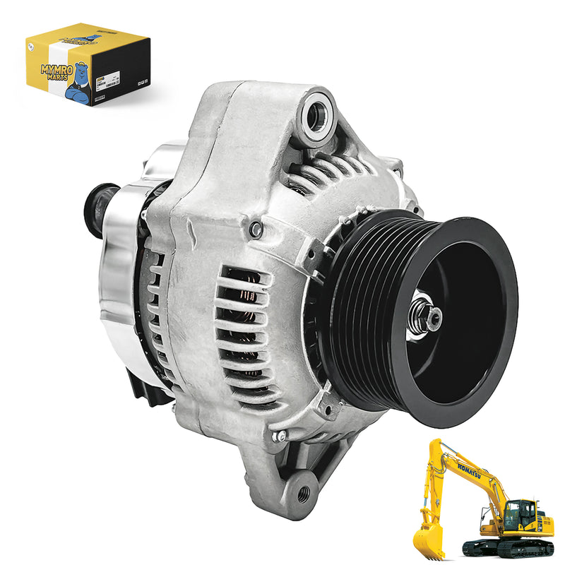 Load image into Gallery viewer, Alternator 600-861-3410 600-86-13411 600-861-3420 For KOMATSU Excavator PC250-6 PC230-6 PC200-7 Engine 6D102E 4D102E-1B 6D102E - Electrical Parts &gt; Alternator from MyMROmarts
