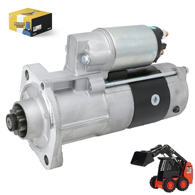 New Starter for Thomas 225 245 T245 Skid Steer Loaders #25-39476-00 25-39476-00SV 1C010-63010 1C010-63011 1C010-63012 1G772-63010 1G772-63011 1G772-63012 - Electrical Parts > Starter Motor from MyMROmarts