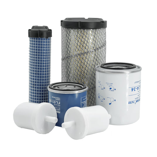 Maintenance Filter Kit HH150-32430 K1211-82320 12581-43012 HHK20-36990 for Kubota BX Series Sub-Compact Tractor BX23S BX1880 BX2380 from MyMROmarts