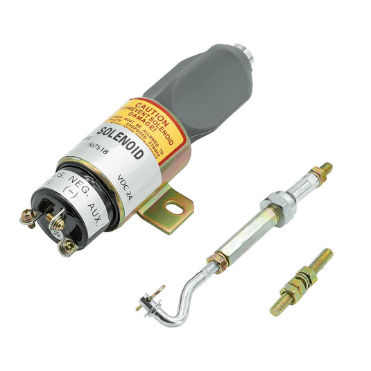 24V Shutoff Solenoid 5I7518 CA5I7518 5I-7518 for Caterpillar CAT Track Excavator 311 312 320 320L Engine 3064 3066 Mitsubishi S6KT 6D14 6D31 Engine from MyMROmarts