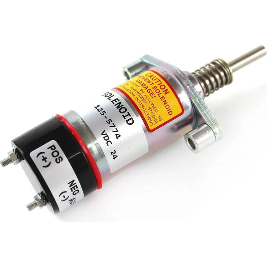 24V Solenoid Valve 125-5774 1255774 For Caterpillar Loader R1300G Engine 3204 3304 from MyMROmarts