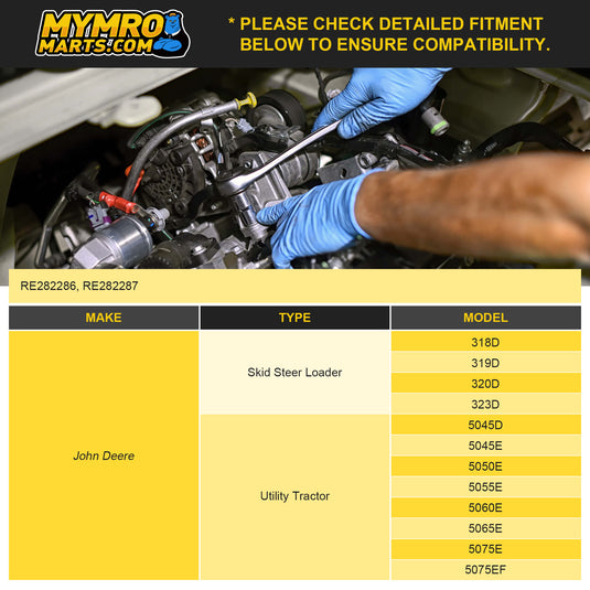 Air Filter RE282286 RE282287 Compatible with John Deere 318D 319D 320D 323D 5045D 5045E 5050E 5055E 5060E 5065E 5075E 5075EF 5055E - Engine Maintenance Parts > Air Filter from MyMROmarts
