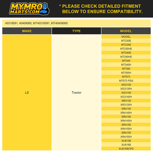 New 2PCS Engine Oil Filters 40318591 For LS Tractor XG3100 XR3100 XR4100 XU6100 XU6158 XU6168 MT230E MT235E - Engine Maintenance Parts > Oil Filter from MyMROmarts