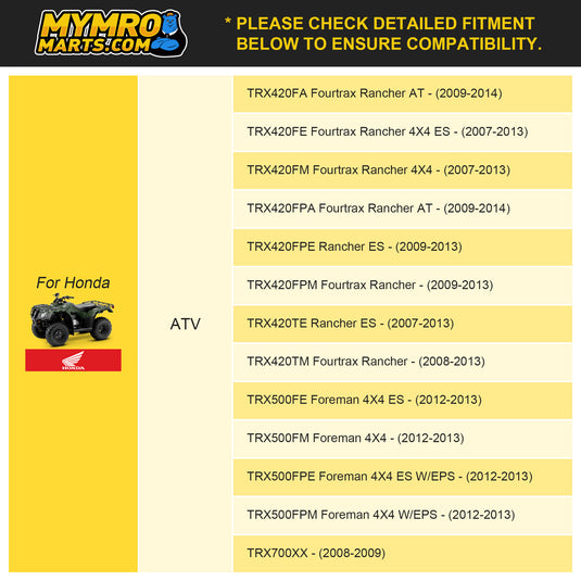 Fuel Pump Replace 16700-HP5-602 for Honda ATV 2007-2014 Rancher 420 TRX420 2012-2013 Foreman 500 TRX500 2008-2009 TRX700XX 16700HP5602 - Engine Parts > Fuel System > Fuel Pump from  My Store
