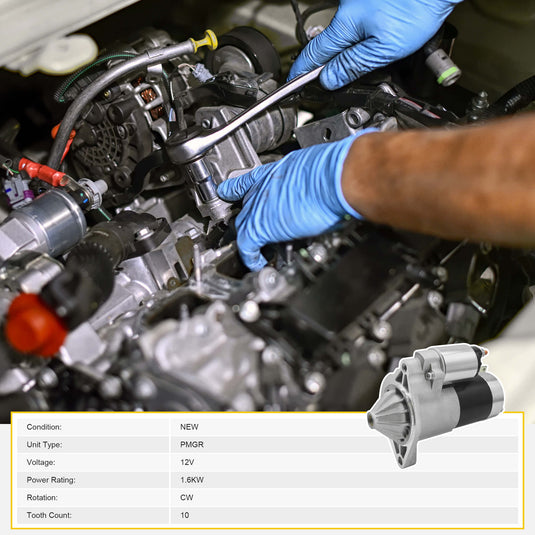 New Starter Replacement For Jeep Cherokee Grand Cherokee TJ Wrangler 4.0 4.0L 99 00 01 02 1999 2000 2001 2002 336-1691A 56041012AB 56041012AC 56041012AD, SMT0077, 41048052, 41048052R - Electrical Parts > Starter Motor from MyMROmarts