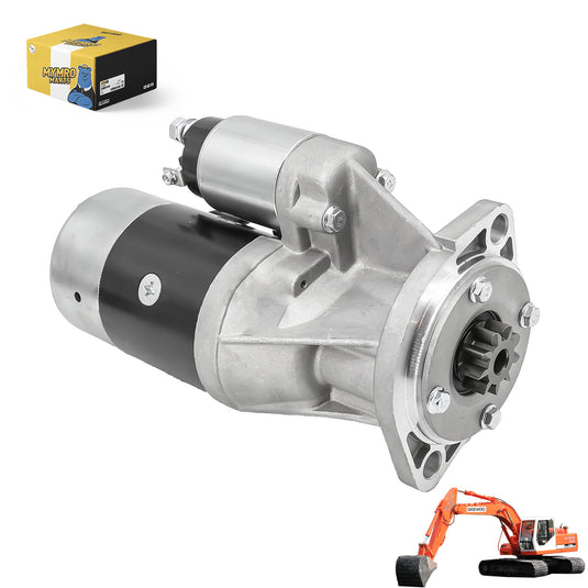 12V 9T Starter Motor 123900-77010 for Daewoo Excavator SOLAR 55-V 55W-V PLUS 75-V from MyMROmarts