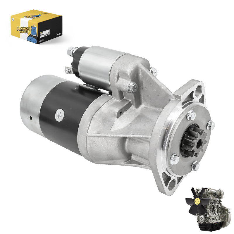 Laden Sie das Bild in Galerie -Viewer, New Starter 123900-77010 S13-160 123900-77011 12390077010 For Gehl Skid Steer Loader SL7600 SL7800 - Electrical Parts > Starter Motor from MyMROmarts
