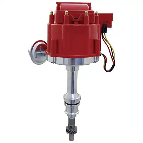 Load image into Gallery viewer, New Red HEI Distributor Fits Replacement Ford 351W 5.8 V8 SBF Direct Fit HEI Replacement - Electrical Parts > Other Electrical Parts from MyMROmarts
