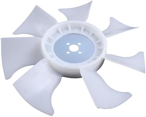16285-74110 Cooling Fan Blade Compatible with Kubota D1105 D1305 V1505 V1505B J116 J119 J324 J320 WG1605 Engine, 7 Fan Blades 370mm from MyMROmarts