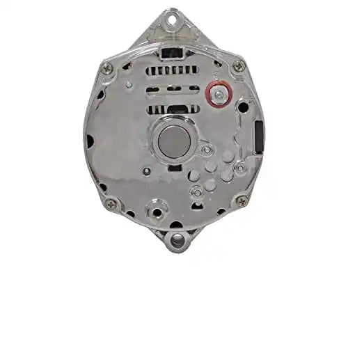 New Alternator Replacement For High Output 110 AMP Chrome Plated Alternator W/Billet Custom 1 Groove Pulley Self Exciting (Low Cut In) - Electrical Parts > Alternator from MyMROmarts