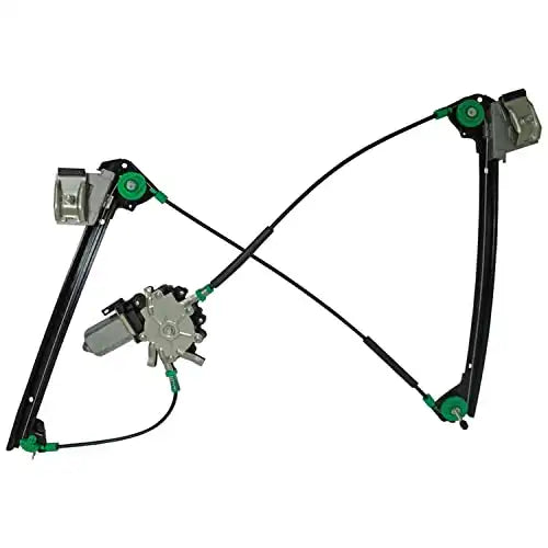 New Window Regulator W/Motor Front Drivers Side Left LH Replacement For 1997 1998 1999 2000 2001 2002 2003 2004 Chevy Corvette, 10338548 10344131 748-472 382294 - Electrical Parts > Regulator from MyMROmarts