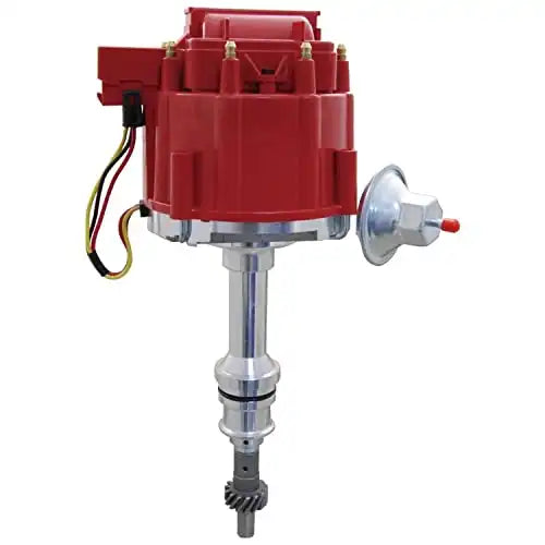 Load image into Gallery viewer, New Red HEI Distributor Fits Replacement Ford 351W 5.8 V8 SBF Direct Fit HEI Replacement - Electrical Parts > Other Electrical Parts from MyMROmarts
