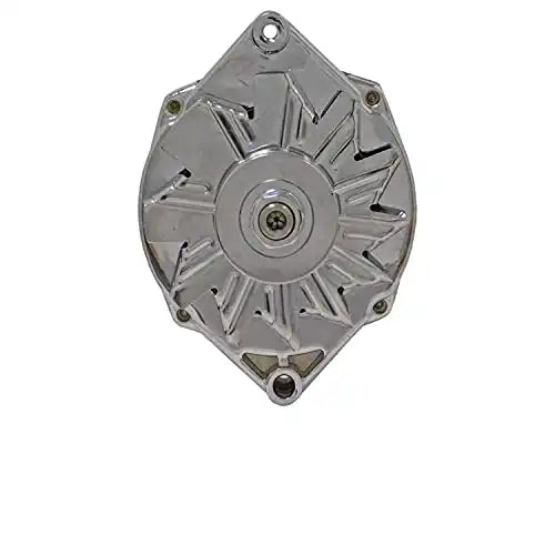 New Chrome Alternator 1 Wire Self Exciting Replacement For 10 SI 10SI DELCO 65 AMP 1965-1985 10459509, 1103199, 1105360, 1876680, 1976063, 1979863, 1979865, ADR0152C, 40012165, 40012165R, 40012370 - Electrical Parts > Alternator from MyMROmarts