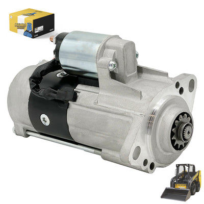 New Starter Replacement For New Holland Skid Steer Loader CL35 83-86 SBA18508-6550 SBA18508-6551 18508-6550 18508-6551 M001T66081 SBA18508-6550 SBA18508-6551, SMT0220, 41048049, 41048049R, SMT0126 from MyMROmarts