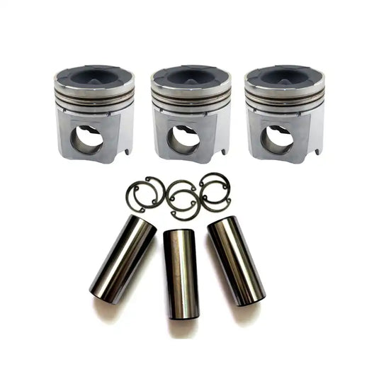 3 set Contains Piston Pin Piston Snap For Hitaci Excavator EX50UR Isuzu Engine 3AB1 Piston - Engine Parts > Crankshafts & Connecting Rod Components > Piston from MyMROmarts