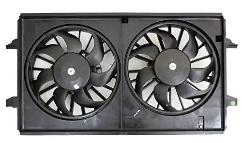 Cargue la imagen en el visor de la galería, New Radiator Dual Fan Assembly Replacement For 2007 2008 2009 2010 2011 2012 Chevy Malibu &amp; Pontiac G6 V6 3.5L 3.6L 3.9L, 22719384, 620-969, 620969 - Engine Parts &gt; Cooling System &gt; Engine Fan Parts from MyMROmarts
