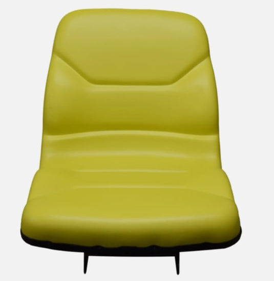 Tractor Seat with Flip-Up Bracket Compatible with John Deere Compact Tractor Models: 1070, 3005, 4005, 670, 770, 790, 870, 970, 990; Replaces JD part numbers M805158 & M803465; Yellow; 108000YE+901002 from MyMROmarts