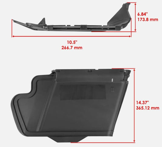 Deck Discharge Chute TCA16388 for John Deere 1023E 1025R 1026R 2025R from MyMROmarts