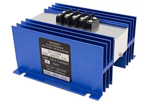 New Voltage Regulator Replacement For Adjustable 14-20 Volt 14V 20V Limo, Police Car, RV, Taxi, Bus, Marine, Industrial, Heavy Duty, EMV 911-02R, 91102R - Electrical Parts > Regulator from MyMROmarts