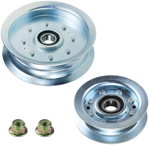 Load image into Gallery viewer, GY20067 Idler Pulley with GY20629 Pulley Replaces John Deere GY22172, GY22082, GY20110, AUC17621, 756-05034 for John Deere L110 L120 L130 D110 D130 D140 D150 LA105 LA145 LA150 Tractors from MyMROmarts
