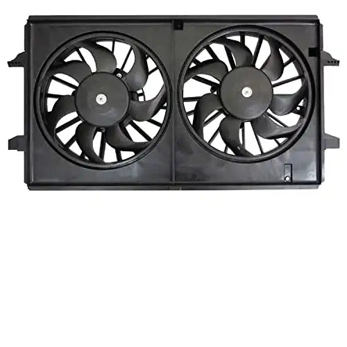 Cargue la imagen en el visor de la galería, New Radiator Dual Fan Assembly Replacement For 2007 2008 2009 2010 2011 2012 Chevy Malibu &amp; Pontiac G6 V6 3.5L 3.6L 3.9L, 22719384, 620-969, 620969 - Engine Parts &gt; Cooling System &gt; Engine Fan Parts from MyMROmarts
