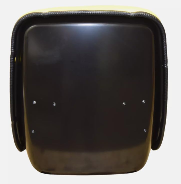 Cargue la imagen en el visor de la galería, Tractor Seat with Flip-Up Bracket Compatible with John Deere Compact Tractor Models: 1070, 3005, 4005, 670, 770, 790, 870, 970, 990; Replaces JD part numbers M805158 &amp; M803465; Yellow; 108000YE+901002 from MyMROmarts
