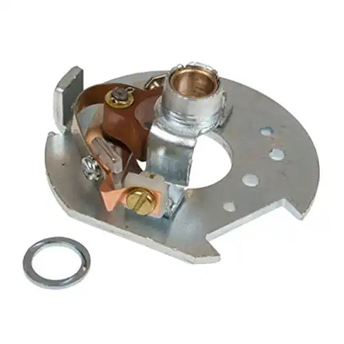 New Breaker Plate with Points Assembly Compatible with Replacement For Ford New Holland Tractors Front Mount 2N, 8N, 9N, 4cyl w/ 9N12150, 1100-5007, DSP1001 - Electrical Parts > Other Electrical Parts from MyMROmarts