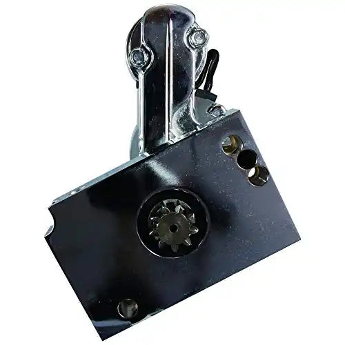 Load image into Gallery viewer, New Chrome Starter Mini Super Torque Hi-PerReplacement Formance Replacement For Chevy Small &amp; Big Block V8 SBC BBC 305 350 400 454 153 168 Tooth Series Hitachi PP106 PSL100 S100 PP-106 - Electrical Parts &gt; Starter Motor from MyMROmarts
