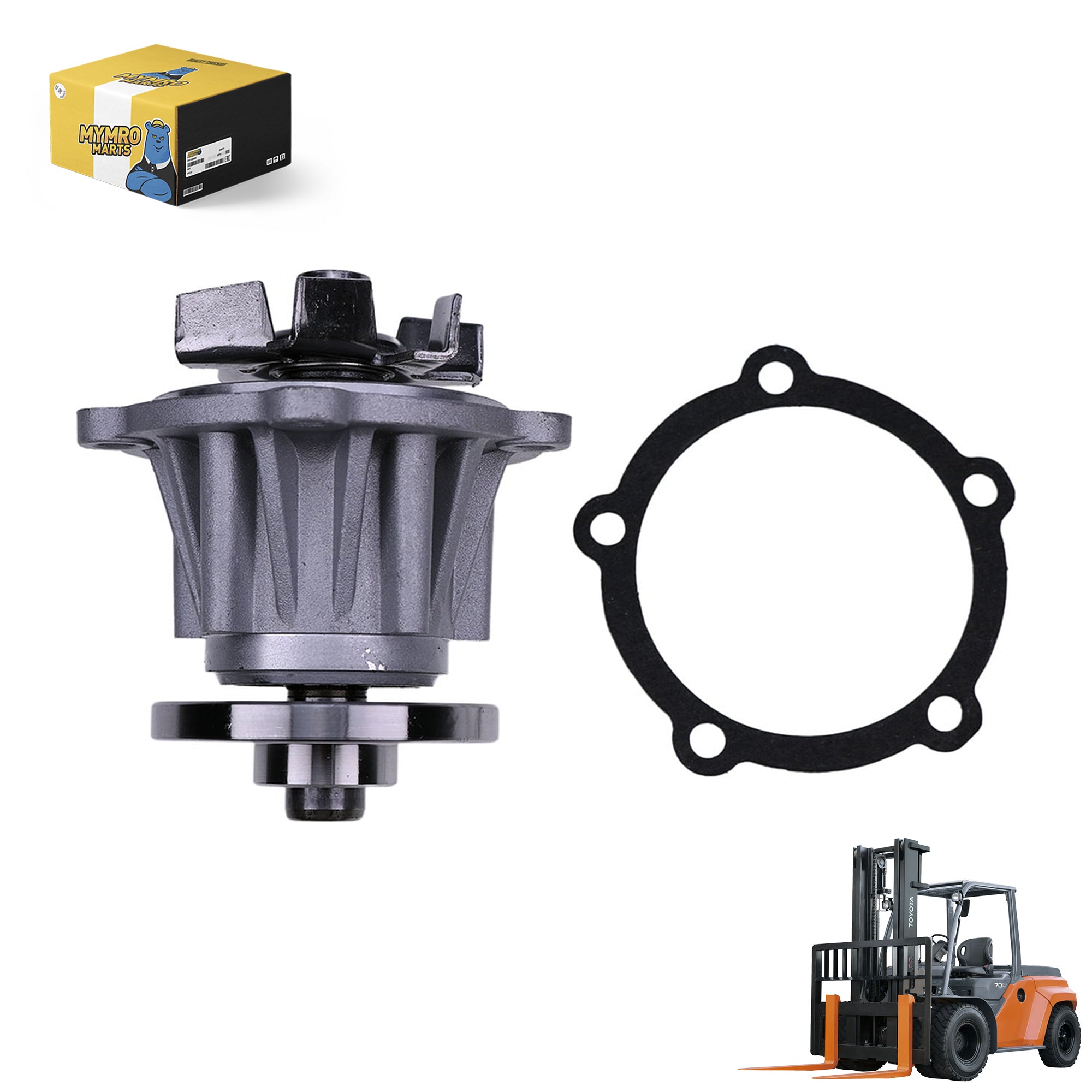 Motorwaterpomp 16120-78120-71 voor Toyota Motor 5K Heftruck 5FG10 5FG25 6FG10 6FG25 