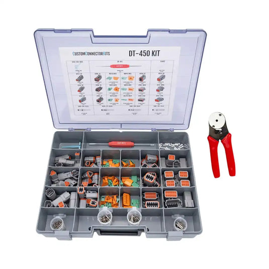 450 Pcs Deutsch DT Connector Plug Kit for 14-20 AWG Stamped Contacts Kit - Electrical Parts > Other Electrical Parts from MyMROmarts