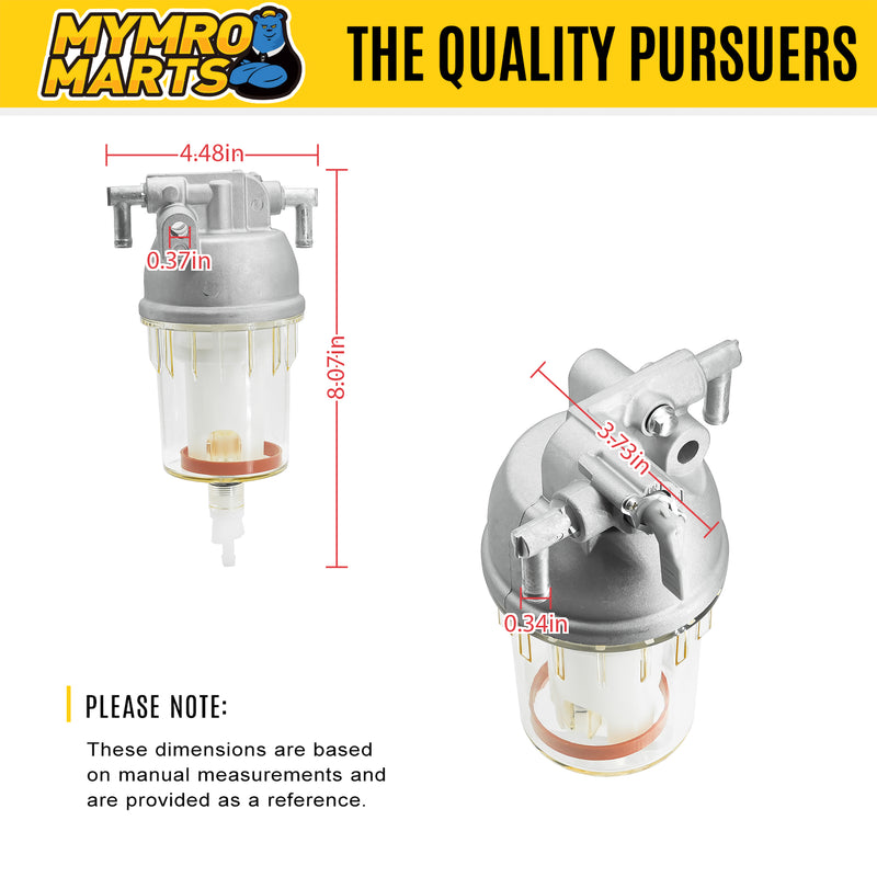 Cargue la imagen en el visor de la galería, Fuel Water Seperator Filter Assy RD451-51360 for Kubota M6060HD M7060HD KX040-4 KX057-4 U55 U55-4 from MyMROmarts
