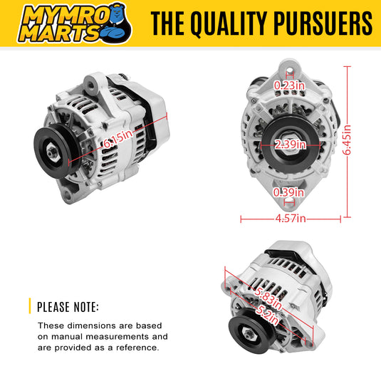 Alternator 1J731-64010 for Kubota Excavator U48-5 U55-5 KX033-4 KX057-4 KX080-4 Loader SSV65 from MyMROmarts