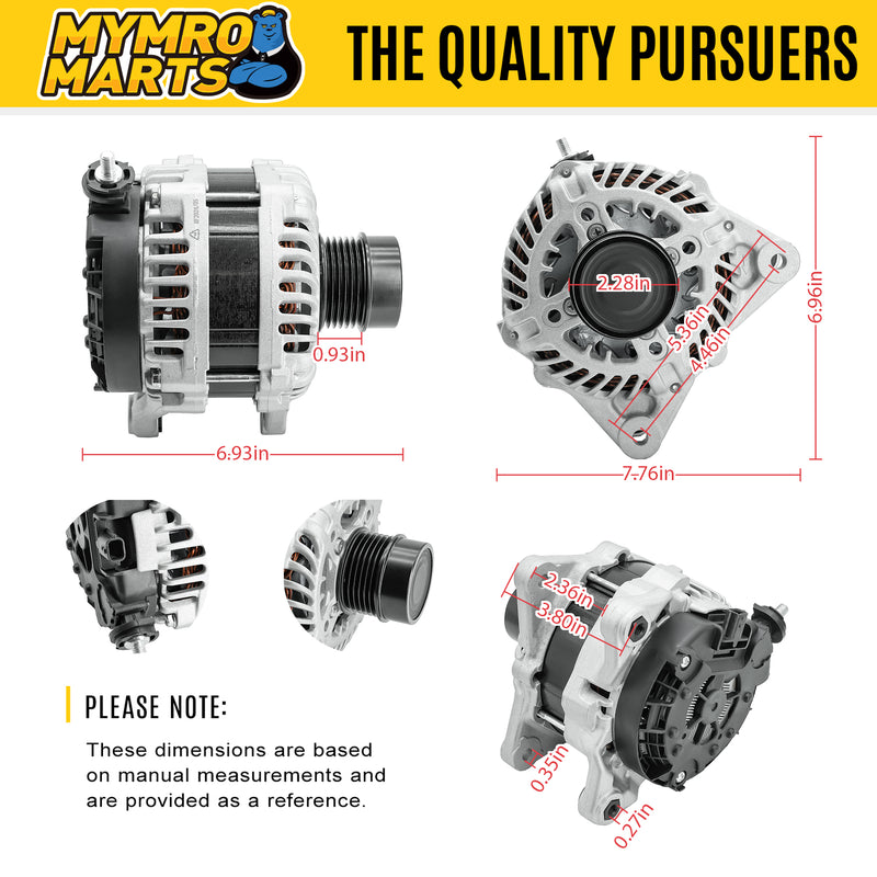 Load image into Gallery viewer, Alternator A005TE0382ZX 23100-5RA2B Fit for Nissan Versa L4 1.6L 2020-2022 Kicks L4 1.6L 2020-2023 from MyMROmarts
