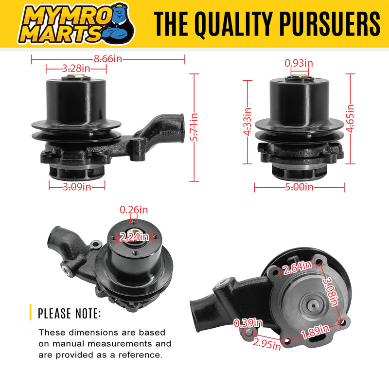 Load image into Gallery viewer, Engine Water Pump U5MW0104 w/Pulley for Perkins Engine LD50317 4.236 from MyMROmarts
