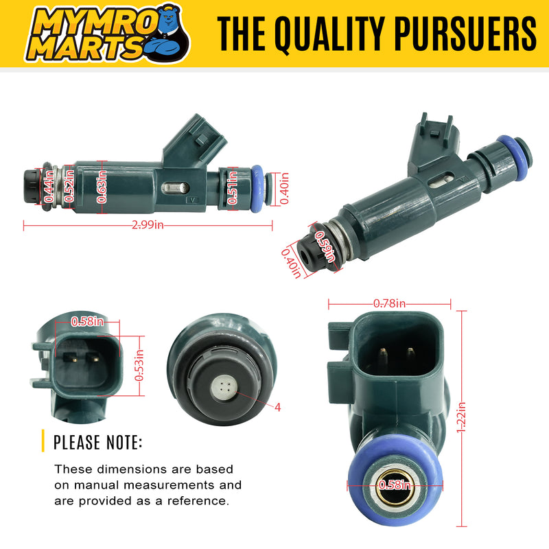 Load image into Gallery viewer, 6PCS Fuel Injector AJ5113250 Compatible with Mazda 6 2003-2008 MPV 2002-2006 3.0L from MyMROmarts
