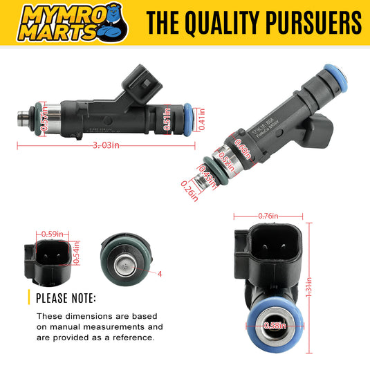 8PCS Fuel Injector 0280158174 FJ1003 Fits For Ford Expedition F150 V8 5.4L 2009 2010 Lincoln Navigator V8 5.4L 2009-2014 - Engine Parts > Fuel System > Fuel Injector Nozzle from MyMROmarts