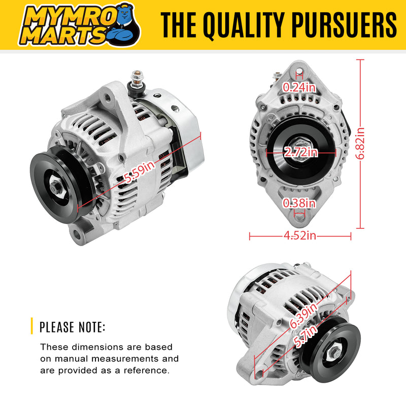 Load image into Gallery viewer, Alternator TA30513 Fits For John Deere 3025E 3032E 3038E 3120 3320 3520 3720 4105 4200 4210 4300 4310 4400 4410 4500 4510 4600 4610 4700 4710 1025R 1026R 2020A 2025R 2026R 2030A from MyMROmarts
