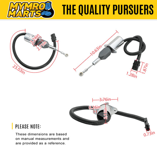 Stop Solenoid 3932545 SA-4639-12 For Cummins Engine 12V from MyMROmarts