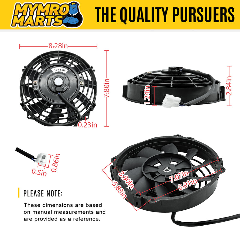 Załaduj obraz do przeglądarki galerii, 12V 225MM Engine Fan 78-1181 for Thermo King V Series C090 ES100 ES200 VA07-AP12 C-31A from MyMROmarts
