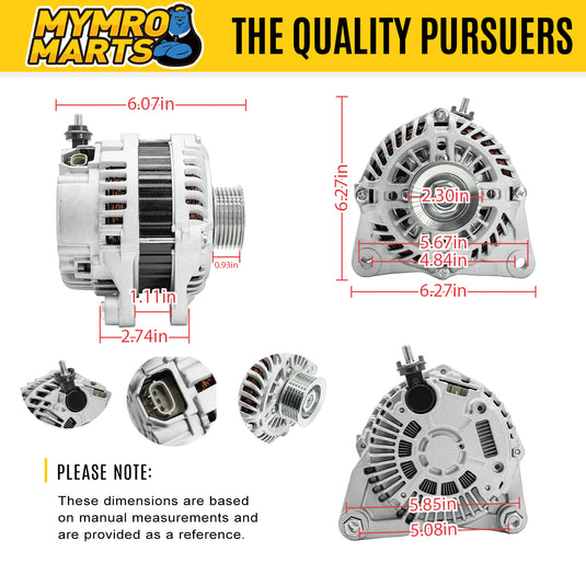 Alternator 400-48222R A5TL0491 20288 203-636 LRA03875 PE01-18-300 for Mazda for 3 2.5L 2014-2016,for Mazda for 6 2.5L 2014-2016 for Mazda for CX-5 2.0L 2013-2016 for Mazda for CX-5 2.5L 2014-2016 from MyMROmarts