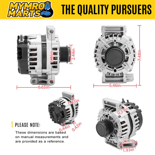 Car Alternator 11265 11265N for Chevrolet Malibu 2008-2012 2.4L, Cobalt, Pontiac G5 2008-10, Saturn Aura 2008-2009, Sky 2008, Vue 2008-2010 from MyMROmarts