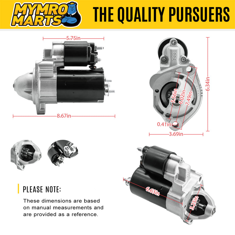 Load image into Gallery viewer, Starter Motor 0986019477 SR0421X
