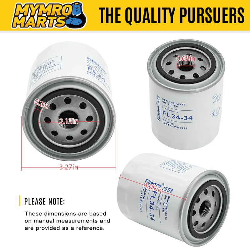 Load image into Gallery viewer, Oil Filter HH660-36060 66021-36060 HHK72-14080 for Kubota Tractor B21 B26 B7500 B7510 B7610 B2410 D B1700HSE B2100HSD B2650HSD B2910HSD B3000HSDC B3350HSD - Engine Maintenance Parts > Oil Filter from MyMROmarts
