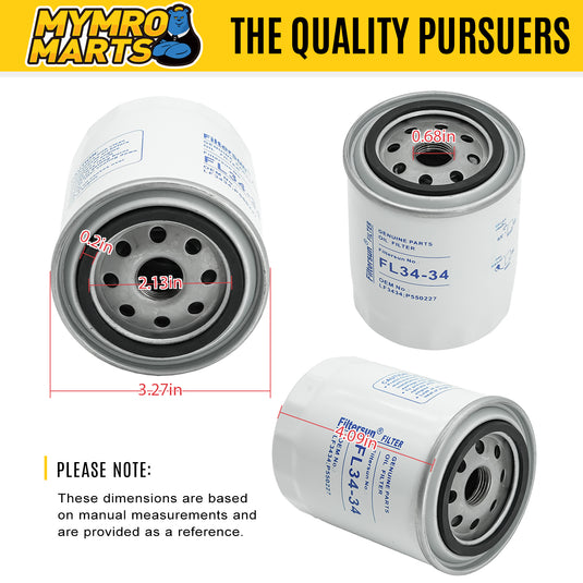 Oil Filter HH660-36060 66021-36060 HHK72-14080 for Kubota Tractor B21 B26 B7500 B7510 B7610 B2410 D B1700HSE B2100HSD B2650HSD B2910HSD B3000HSDC B3350HSD - Engine Maintenance Parts > Oil Filter from MyMROmarts