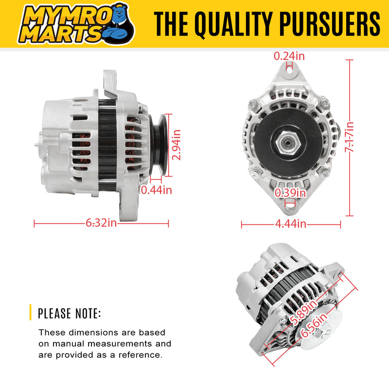 Load image into Gallery viewer, Alternator 280-3787 Fits For Caterpillar 303.5D 303C CR 304C 304C CR 305.5D 303.5C 304D CR 305C CR 305D CR from MyMROmarts
