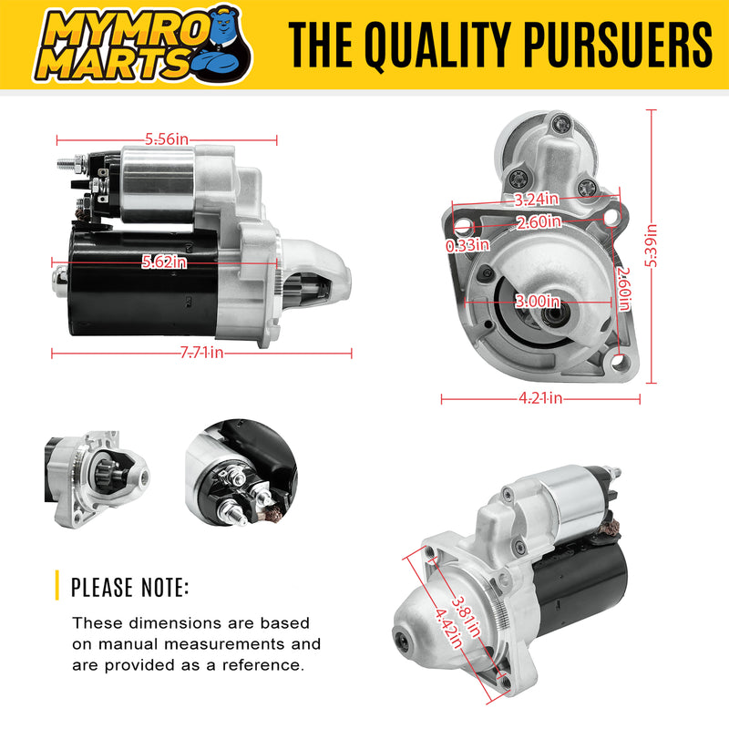 Load image into Gallery viewer, Starter Motor SR0474N 12417501738 12417501668
